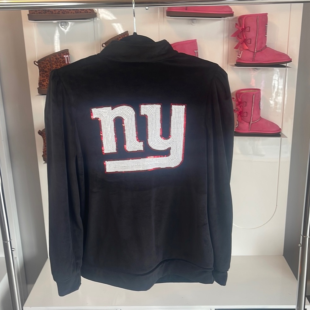NFL New York Giants Velour Zip Up